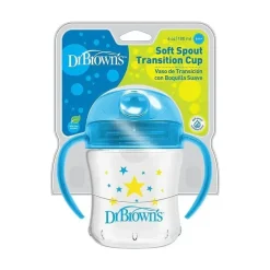Dr. Brown's Dr. Brown's - Copo de Transição de Bico Suave, Azul Sale