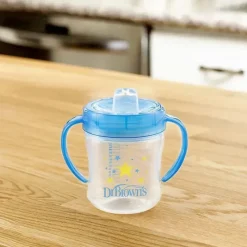 Dr. Brown's Dr. Brown's - Copo de Transição de Bico Suave, Azul Sale