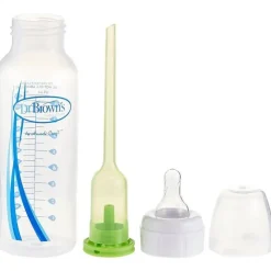 Dr. Brown's Dr. Brown's - Opções Anti-Cólicas Estreitas de 8 Oz + Mamadeira, 3 unidades Hot