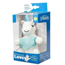 Dr. Brown's Dr. Brown's Unicorn Lovey com chupeta Aqua One Piece Fashion