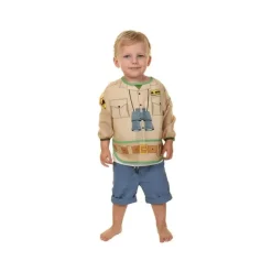 Dreambaby - Character Toddler Bib W/ Sleeves 2-Pk, Astronaut/Zookeeper Outlet