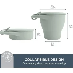 Dreambaby - Foldable Snack Cup Seafoam Sale