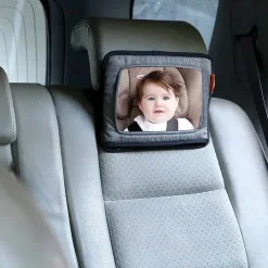 Dreambaby - Suporte para tablet no banco traseiro do carro e espelho cinza Hot