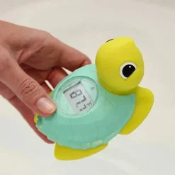 Dreambaby - Termômetro de plástico para banho e quarto, verdes variados, tartaruga New