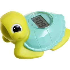 Dreambaby - Termômetro de plástico para banho e quarto, verdes variados, tartaruga New