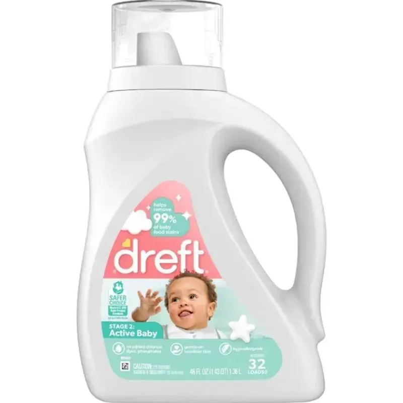 dreft__detergente_lquido__SKUqSgEf0yc_0.webp Tender Kisses Dreft - Detergente líquido para roupas para bebês recém-nascidos - 32 cargas Best