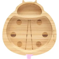 Eco Rascals - Placa de Sucção de Bambu, Joaninha, Rosa Online