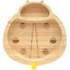 Eco Rascals - Placa de Sucção de Bambu, Joaninha, Amarela Hot