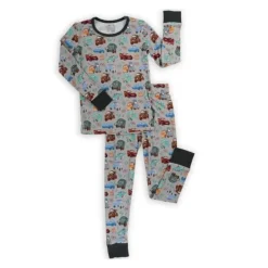 Ellie Sue - Baby Cars Bamboo Pajama Set Online