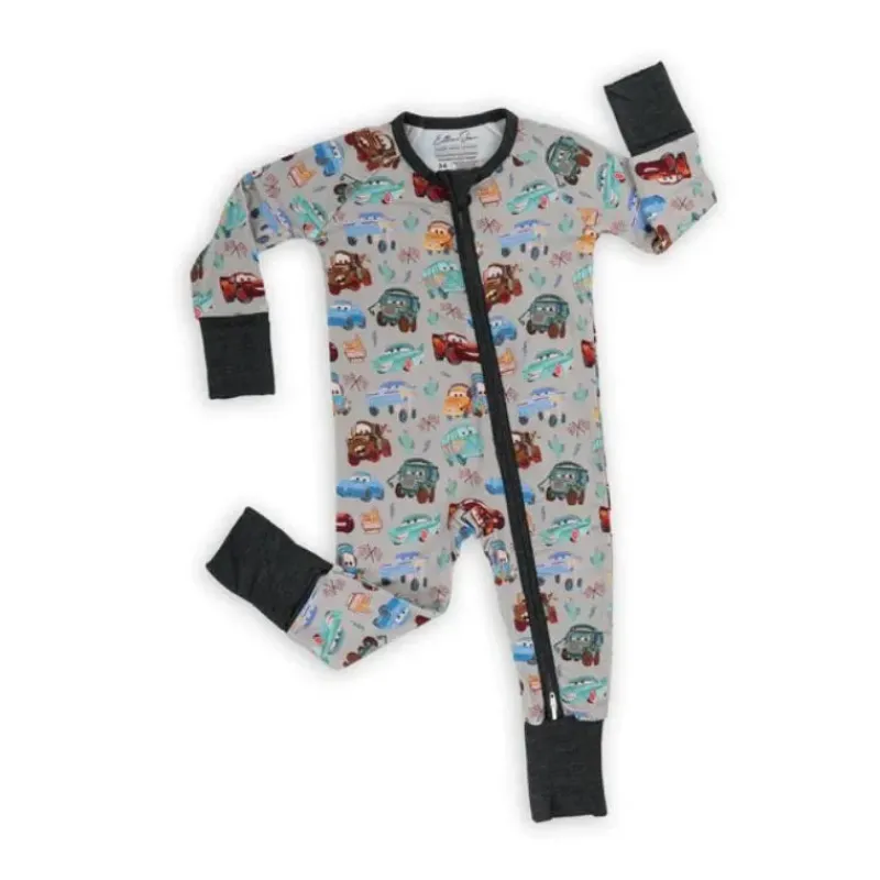 ellie_sue__baby_cars_bamb_SKUkQdj4Egx_1.webp Ellie Sue - Baby Cars Bamboo Zipper Romper Clearance