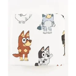 Ellie Sue - Cobertor de bambu Blue Dog & Friends Hot