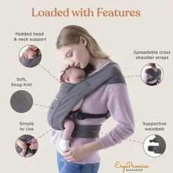 Ergobaby - Abrace Aconchegante e Suave Azeitona Fashion