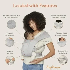 Ergobaby - Embrace Baby Carrier, Jade Best