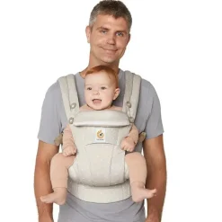 Ergobaby - Omni Dream Carry Positions All Carry Positions SoftTouch Cotton Baby Carrier, Natural Dots Outlet