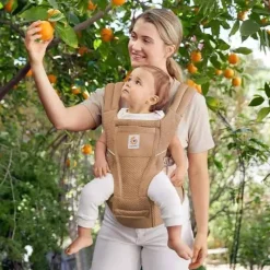 Ergobaby - Porta-bebês Alta Hip Seat, Camel Brown New