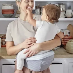 Ergobaby - Porta-bebês Alta Assento Quadril, Cinza Pérola Fashion