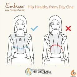 Ergobaby - Porta-nascidos Embrace Knit - Soft Navy Fashion