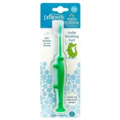 Dr. Brown's Escova de dentes infantil do Dr. Brown, crocodilo Discount