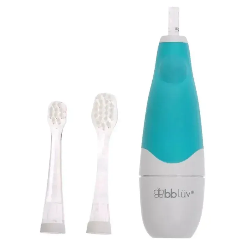 escova_de_dentes_snica_de_SKUEqIWMv7g_1.webp Bbluv Escova de dentes sônica de 2 estágios Sonik para bebês e crianças pequenas, branca/acqua New