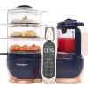Babymoov Estação de refeições Duo XL | Processador de alimentos 6 em 1 com vapor, liquidificador multi-velocidade, aquecedor, descongelador e esterilizador Discount