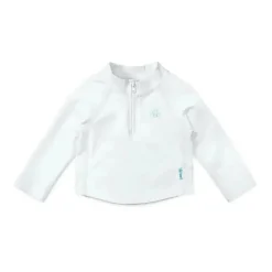Iplay eu jogo camisa manga longa com zíper Rashguard, branca Discount