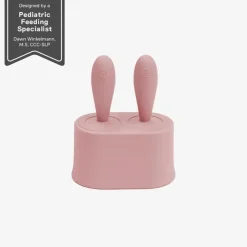 ezpz - conjunto de moldes de picolé minúsculos com varinhas, blush rosa Fashion