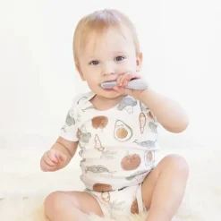 ezpz - Escova de dentes Baby-Led™, estanho Outlet
