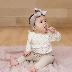 ezpz - Escova de dentes Baby-Led™ + Depressor de língua sensorial Pacote duplo, blush Clearance