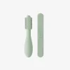 ezpz - Escova de dentes Baby-Led™ + Depressor de língua sensorial Pacote duplo, Sage Discount