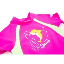 Speedo Fato de banho Kids One Piece 50+ proteção SPF, safira profunda Hot