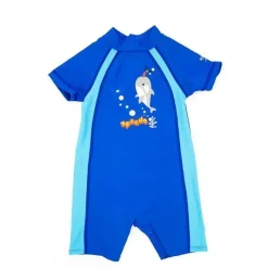 Speedo Fato de banho Kids One Piece 50+ proteção SPF, azul Discount