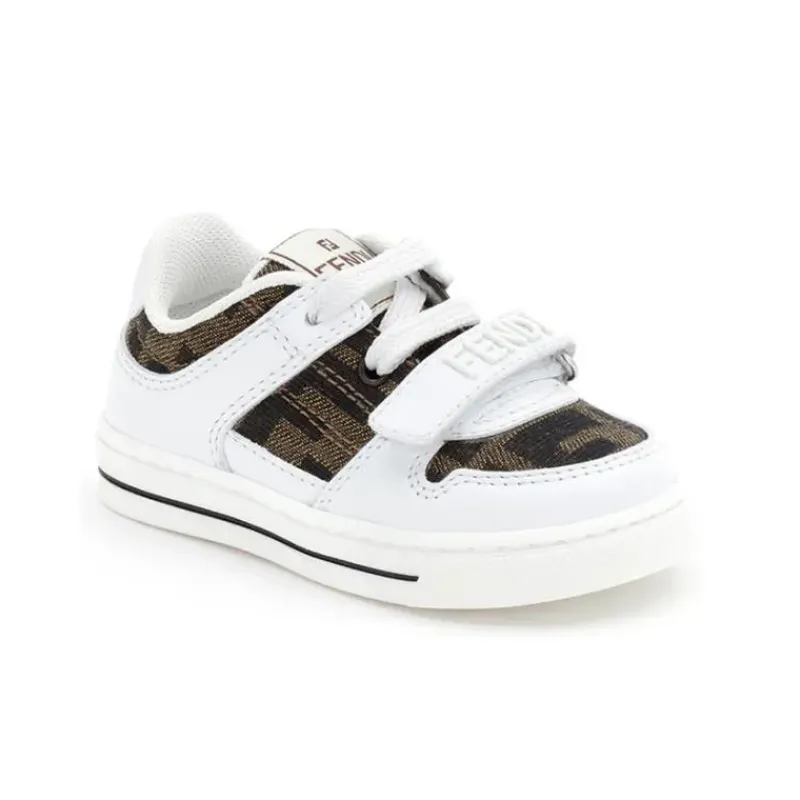 fendi_baby__babylace_up_v_SKUhWfShzmn_0.webp Fendi Baby - Babylace Up Velcro Ff Detailed Sneakers Online
