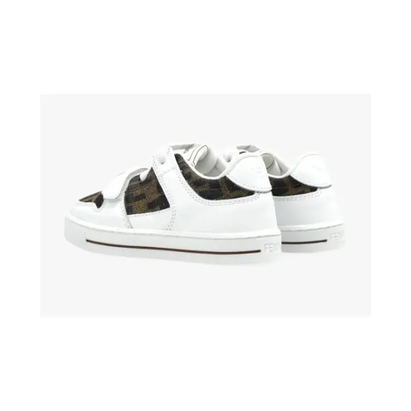 fendi_baby__babylace_up_v_SKUhWfShzmn_2.webp Fendi Baby - Babylace Up Velcro Ff Detailed Sneakers Online