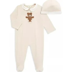 Fendi Baby - Conjunto de peluches e gorros FF Teddy Bear para meninas Outlet