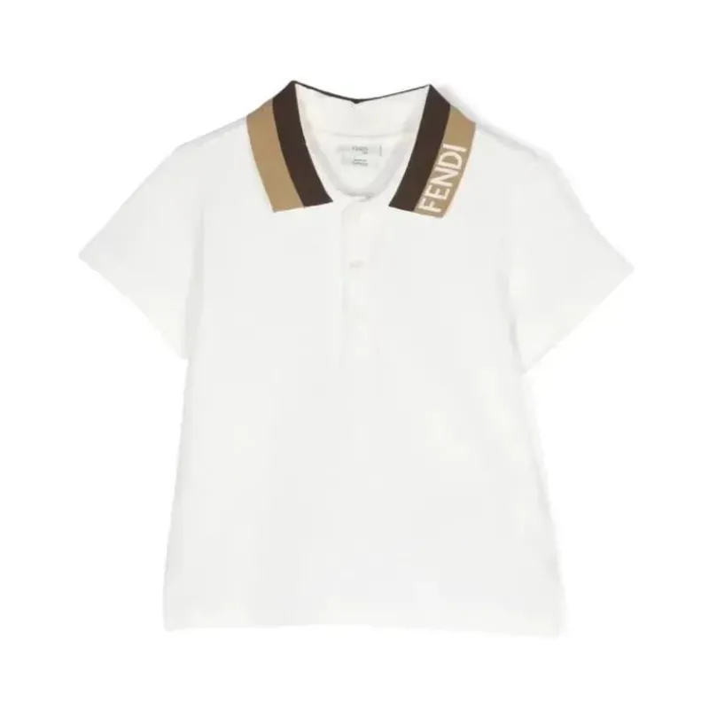 fendi_baby__polo_de_manga_SKUI3Su6KHO_0.webp Fendi Baby - Polo de manga curta bordada para menino Outlet
