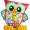 Fisher-Price Fisher Price - Brinquedo de aprendizagem para crianças Linkimals Acende e aprende coruja com luzes interativas e música Hot
