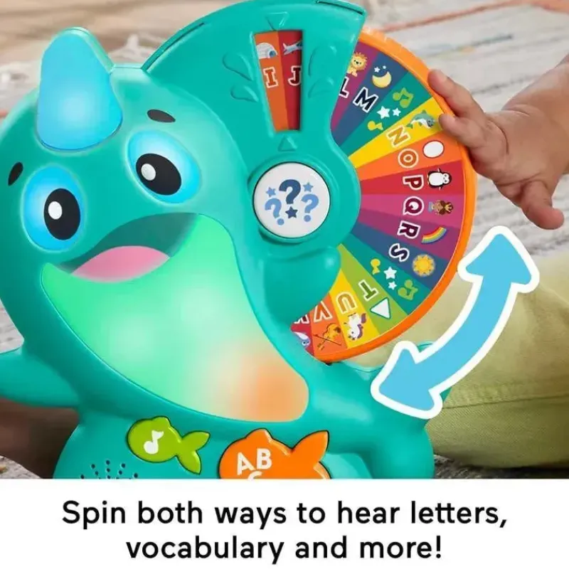 fisher_price__brinquedo_i_SKUNDpAd9Jd_2.webp Fisher-Price Fisher Price - Brinquedo infantil Linkimals aprendendo Narval com música de luzes interativas Hot