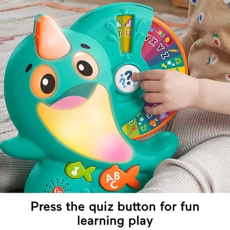 fisher_price__brinquedo_i_SKUNDpAd9Jd_3.webp Fisher-Price Fisher Price - Brinquedo infantil Linkimals aprendendo Narval com música de luzes interativas Hot