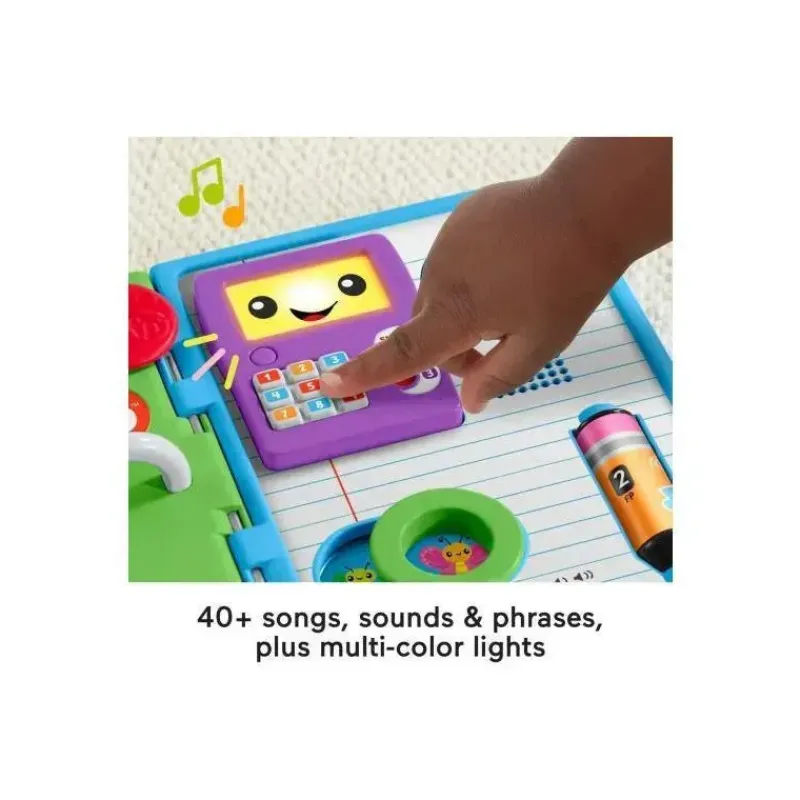 fisher_price__caderno_de__SKUXQldvHNc_2.webp Fisher-Price Fisher Price - Caderno de Aprendizagem Rir e Aprender Livro Escolar - Brinquedo para Bebês Online