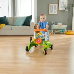 Fisher-Price Fisher Price - Caminhante de velocidade estável de 2 lados Safari Fashion