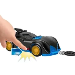 Fisher-Price Fisher Price - Imaginext Dc Super Friends Batman Toys Shake &amp; Spin Batmóvel com figura articulada New