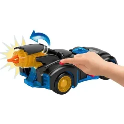 Fisher-Price Fisher Price - Imaginext Dc Super Friends Batman Toys Shake &amp; Spin Batmóvel com figura articulada New