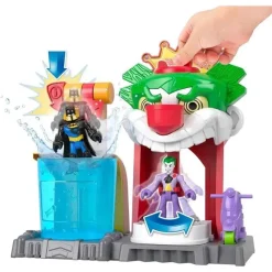 Fisher-Price Fisher Price - Imaginext DC Super Friends Batman Toy The Joker Funhouse Playset Trocadores de cores com 2 figuras Sale