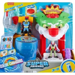 Fisher-Price Fisher Price - Imaginext DC Super Friends Batman Toy The Joker Funhouse Playset Trocadores de cores com 2 figuras Sale
