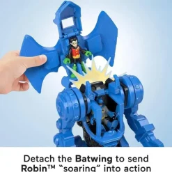 Fisher-Price Fisher Price - ?Imaginext DC Super Friends Batman Playset, Robo Command Center com figuras de Batman e Robin Best