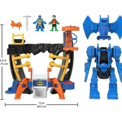 Fisher-Price Fisher Price - ?Imaginext DC Super Friends Batman Playset, Robo Command Center com figuras de Batman e Robin Best