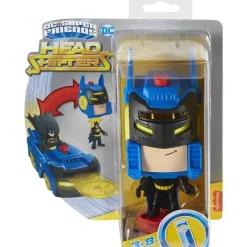 Fisher-Price Fisher Price - Imaginext DC Super Friends Batman Toys Head Shifters Figure &amp; Batmobile Vehicle Set Outlet
