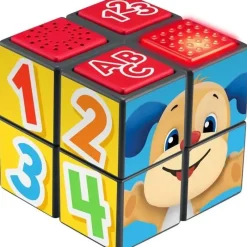Fisher-Price Fisher Price - Laugh &amp; Learn Baby Learning Toy Cubo de atividades para cachorrinhos com luzes e música Hot
