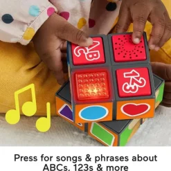 Fisher-Price Fisher Price - Laugh &amp; Learn Baby Learning Toy Cubo de atividades para cachorrinhos com luzes e música Hot
