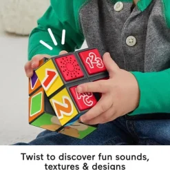 Fisher-Price Fisher Price - Laugh &amp; Learn Baby Learning Toy Cubo de atividades para cachorrinhos com luzes e música Hot